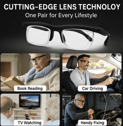 【ADJUSTABLE FOCUS GLASSES】See Every Moment Clearly