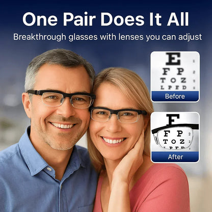 【ADJUSTABLE FOCUS GLASSES】See Every Moment Clearly