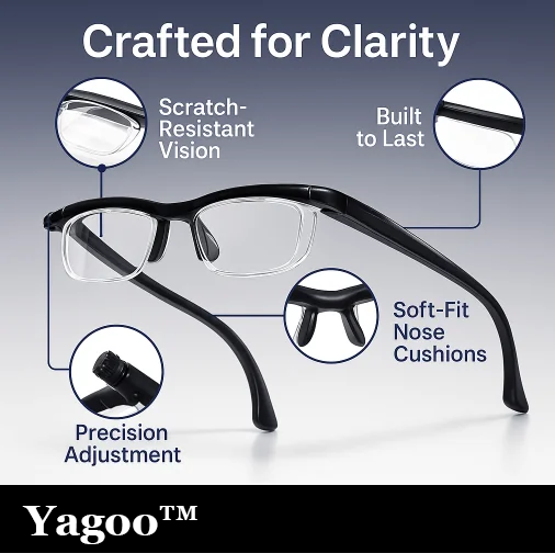 【ADJUSTABLE FOCUS GLASSES】See Every Moment Clearly