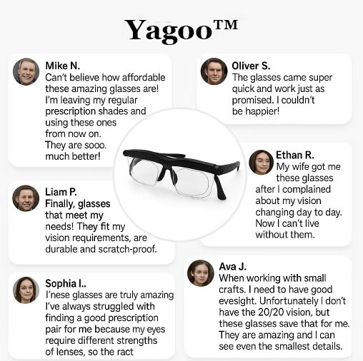 【ADJUSTABLE FOCUS GLASSES】See Every Moment Clearly