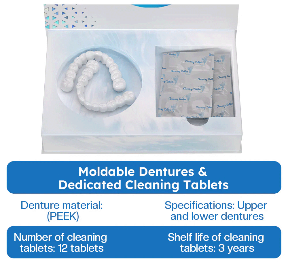 Official Store | Moldable Dentures🧑🏽‍⚕️Obtain American Dental Association (ADA) Certification ✅