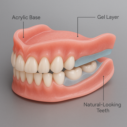 🔥Yagoo™ AdaptableFit Custom-Fit Functional Dentures – Clinically backed comfort-fit dentures | Made in the USA | FDA-Certified🦷